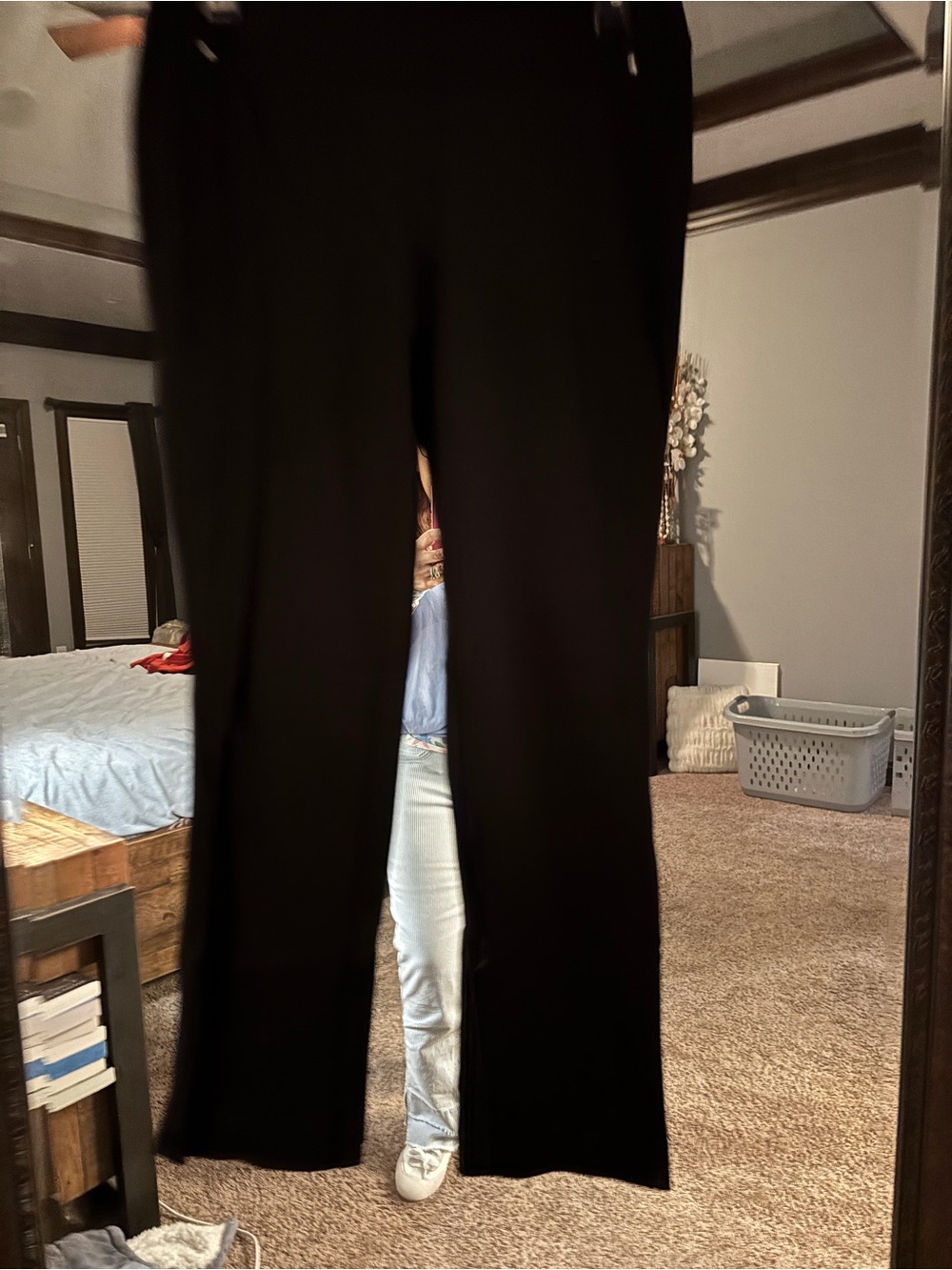 I.N.C. Black Women's Wide-Leg Pants